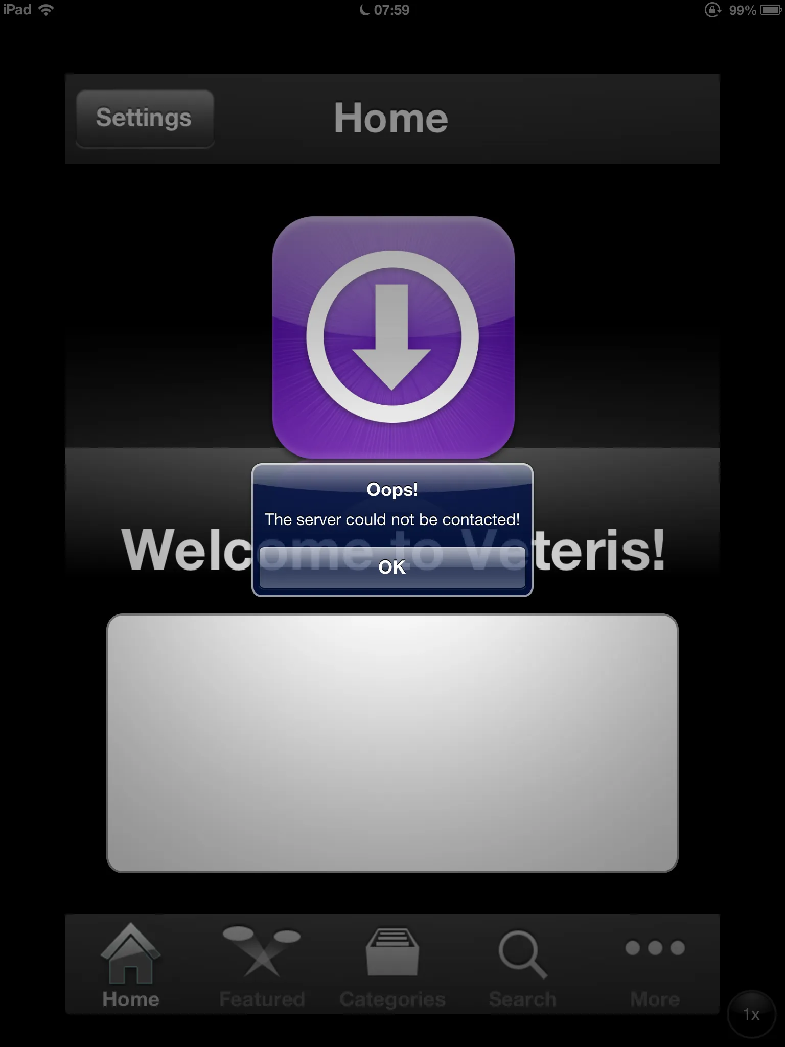 We can download iFiles from Veteris, again a cracked store, but for iPAs. It works only every now and then, I'm not sure what the developer is doing with its servers, but it holds the largest collection of legacy apps.