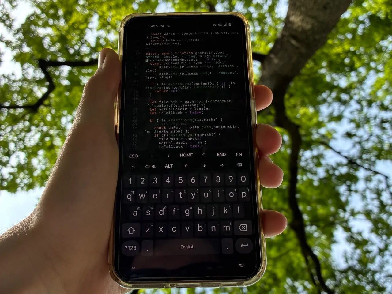 Pocket coding environment